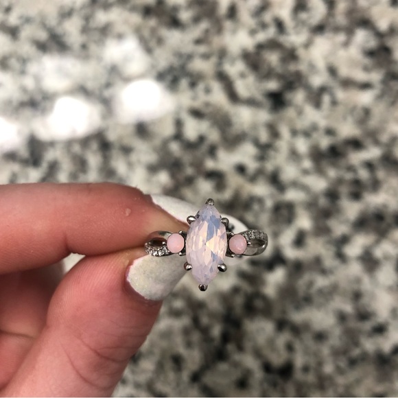 NWT Sterling Silver Fragrant Jewels Pink Ring - Picture 2 of 5